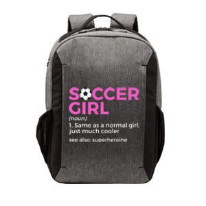 Soccer Girl Definition Vector Backpack