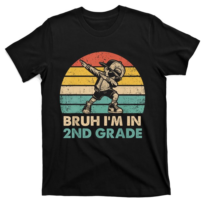 Second Grade Dabbing Boy Bruh IM In 2nd Grade Students T-Shirt