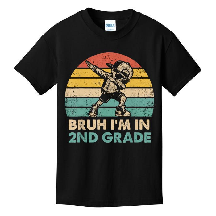 Second Grade Dabbing Boy Bruh IM In 2nd Grade Students Kids T-Shirt