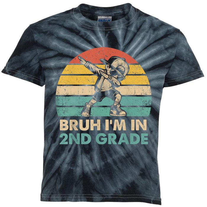 Second Grade Dabbing Boy Bruh IM In 2nd Grade Students Kids Tie-Dye T-Shirt