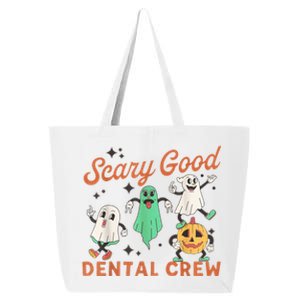 Scary Good Dental Crew Retro Dental Halloween Gift 25L Jumbo Tote