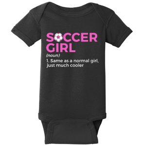 Soccer Girl Definition Baby Bodysuit