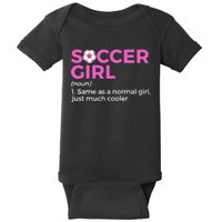 Soccer Girl Definition Baby Bodysuit