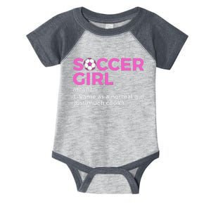 Soccer Girl Definition Infant Baby Jersey Bodysuit