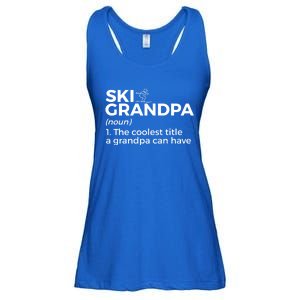 Ski Grandpa Definition Funny Skiing For Skiers Gift Ladies Essential Flowy Tank