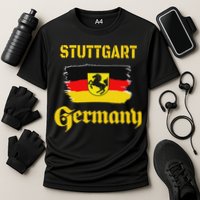 Stuttgart Germany Deutschland Baden Wuerttemberg Souvenir Cooling Performance Crew T-Shirt