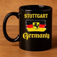 Stuttgart Germany Deutschland Baden Wuerttemberg Souvenir 11oz C Handle Ceramic Mug