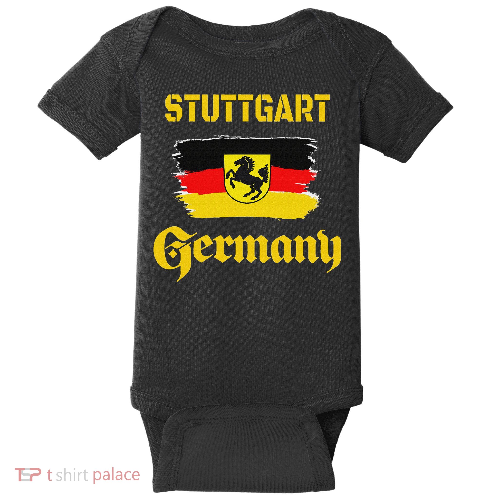 Stuttgart Germany Deutschland Baden Wuerttemberg Souvenir Baby Bodysuit