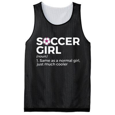 Soccer Girl Definition funny sport lovers Mesh Reversible Basketball Jersey Tank