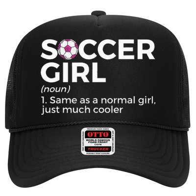Soccer Girl Definition funny sport lovers Trucker Hat