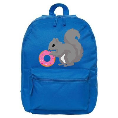 Squirrel Gift Donut Doughnut Art Gift Costume 16 in Basic Backpack