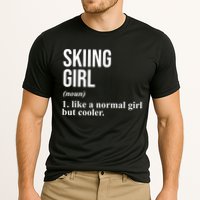 Skiing Girl Definition Like A Normal Girl But Cooler Cooling Performance Crew T-Shirt