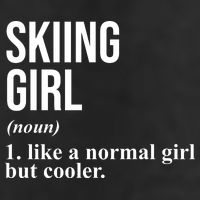Skiing Girl Definition Like A Normal Girl But Cooler 11oz C Handle Ceramic Mug