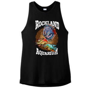 Severum Geophagus Discus Fish Hobbyist Aquarium Keeper Ladies PosiCharge Tri-Blend Wicking Tank