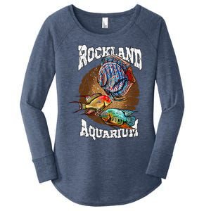 Severum Geophagus Discus Fish Hobbyist Aquarium Keeper Women's Perfect Tri Tunic Long Sleeve Shirt