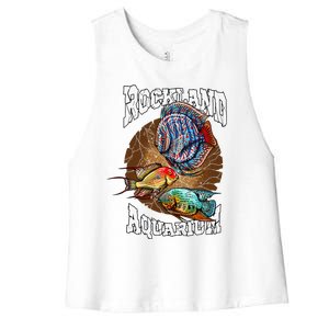 Severum Geophagus Discus Fish Hobbyist Aquarium Keeper Women's Racerback Cropped Tank