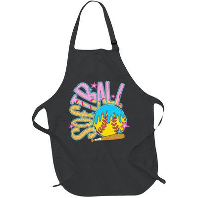 Softball Game Day Drip Ice Cream Drip Softball Apron