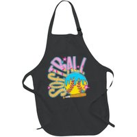 Softball Game Day Drip Ice Cream Drip Softball Apron