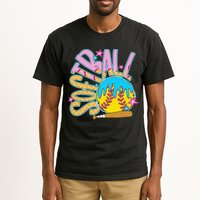 Softball Game Day Drip Ice Cream Drip Softball Tall T-Shirt