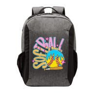 Softball Game Day Drip Ice Cream Drip Softball Vector Backpack