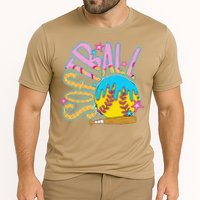 Softball Game Day Drip Ice Cream Drip Softball Cooling Performance Crew T-Shirt