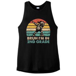 Second Grade Dabbing Boy Bruh IM In 2nd Grade Students = Ladies PosiCharge Tri-Blend Wicking Tank