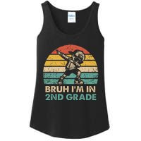 Second Grade Dabbing Boy Bruh IM In 2nd Grade Students = Ladies Essential Tank