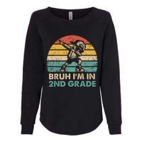 Second Grade Dabbing Boy Bruh IM In 2nd Grade Students = Womens California Wash Sweatshirt