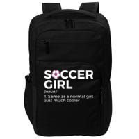 Soccer Girl Definition Impact Tech Backpack