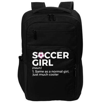 Soccer Girl Definition Impact Tech Backpack