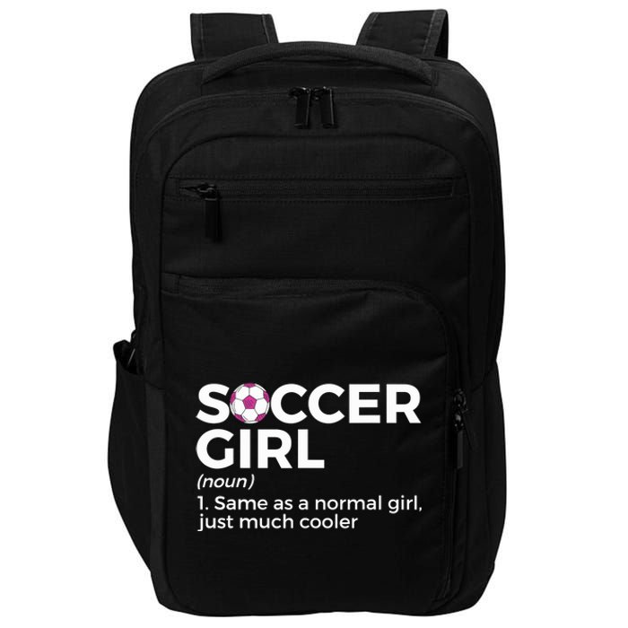 Soccer Girl Definition Impact Tech Backpack