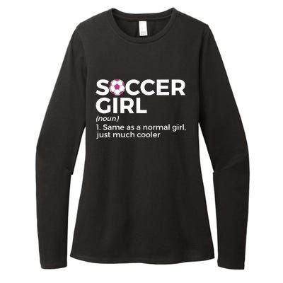 Soccer Girl Definition Womens CVC Long Sleeve Shirt