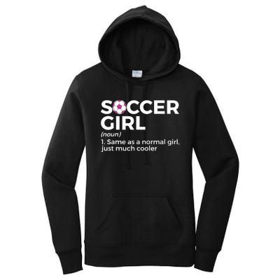 Soccer Girl Definition Women's Pullover Hoodie