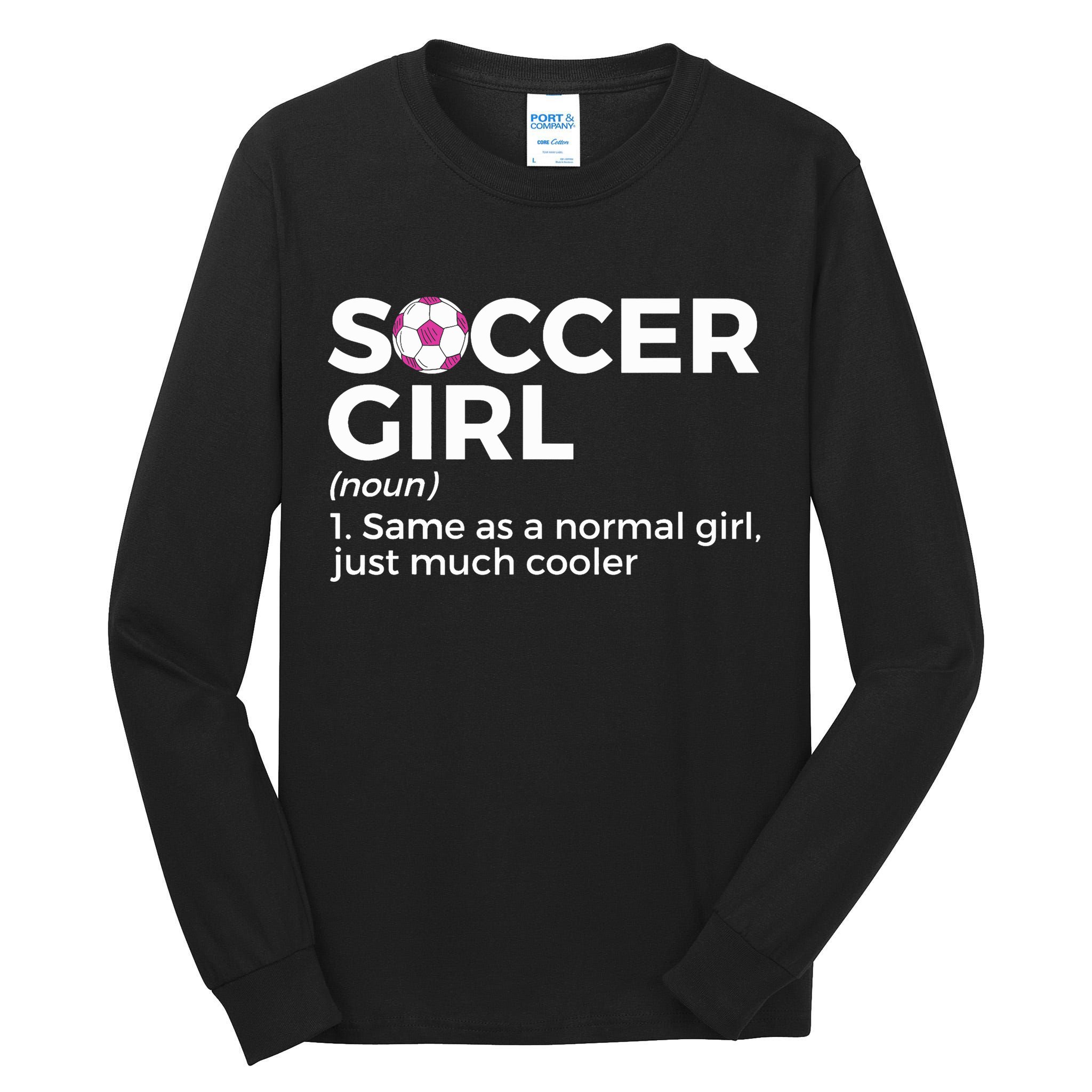 Soccer Girl Definition Tall Long Sleeve T-Shirt