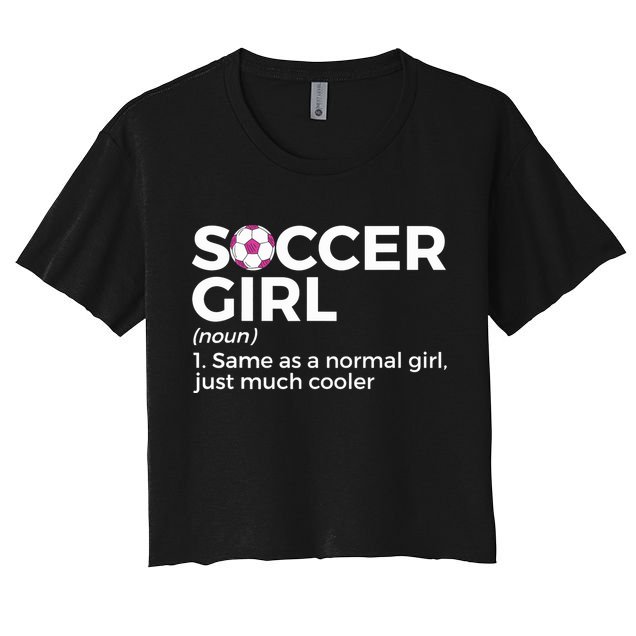 Soccer Girl Definition Crop Top