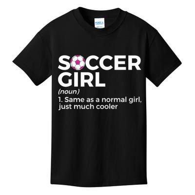 Soccer Girl Definition Kids T-Shirt