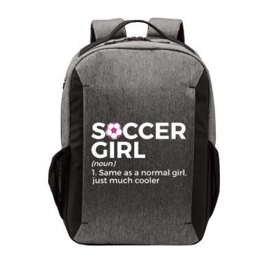 Soccer Girl Definition Vector Backpack