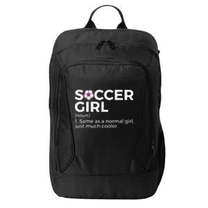 Soccer Girl Definition City Backpack