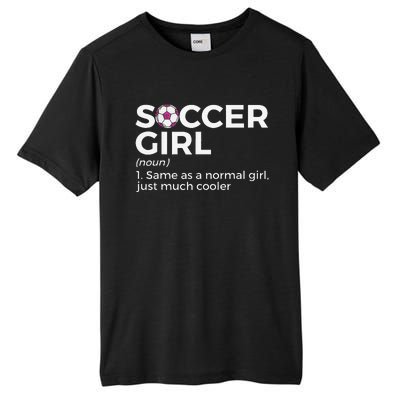 Soccer Girl Definition Tall Fusion ChromaSoft Performance T-Shirt