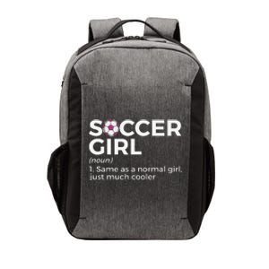 Soccer Girl Definition Vector Backpack