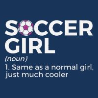 Soccer Girl Definition 7 Panel Mesh Trucker Snapback Hat