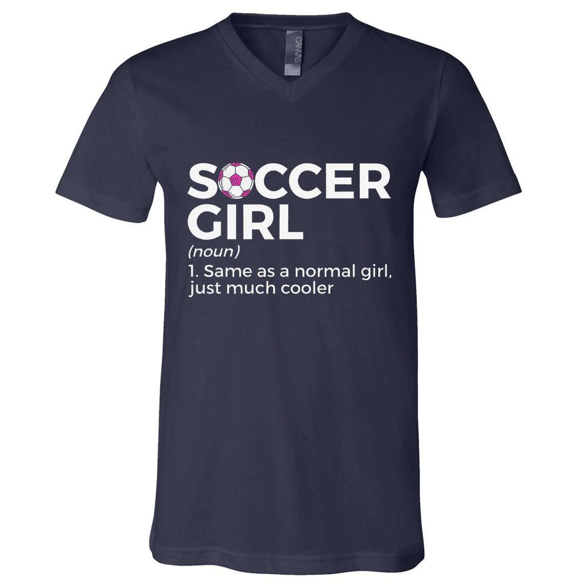 Soccer Girl Definition V-Neck T-Shirt