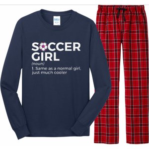 Soccer Girl Definition Long Sleeve Pajama Set