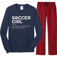 Soccer Girl Definition Long Sleeve Pajama Set