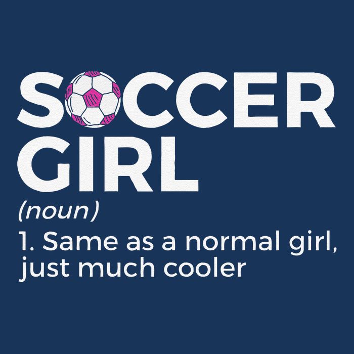 Soccer Girl Definition 16 in Basic Backpack