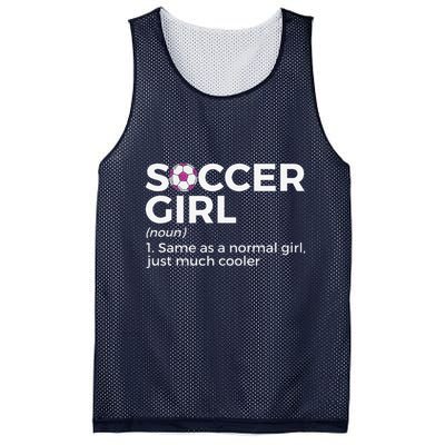 Soccer Girl Definition Mesh Reversible Basketball Jersey Tank