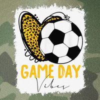 Soccer Game Day Vibes Leopard Soccer Mom Game Day Legacy Tie Dye Trucker Hat