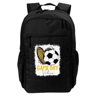 Soccer Game Day Vibes Leopard Soccer Mom Game Day Backpack