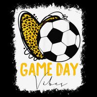Soccer Game Day Vibes Leopard Soccer Mom Game Day Backpack