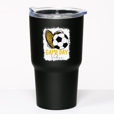 Soccer Game Day Vibes Leopard Soccer Mom Game Day Tumbler